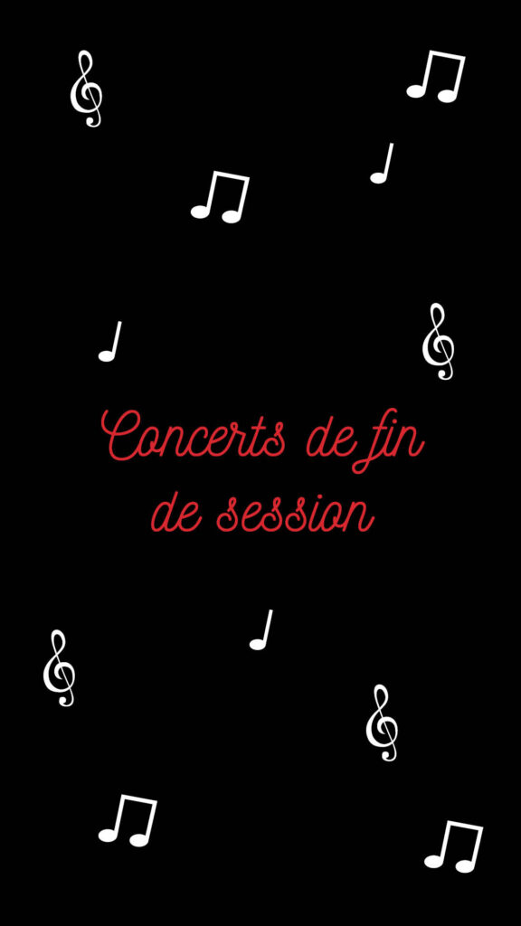 Concerts de fin de session