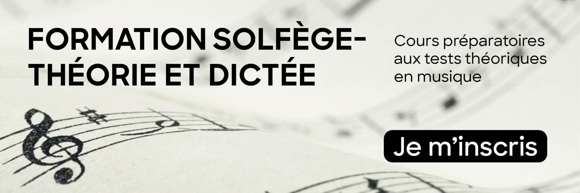 Formation solfège, théorie et dictée