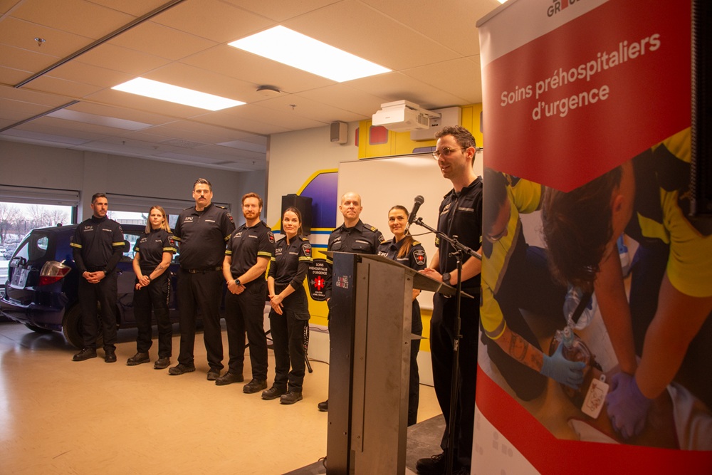 Inauguration de Soins préhospitaliers d'urgence, Samuel Girard